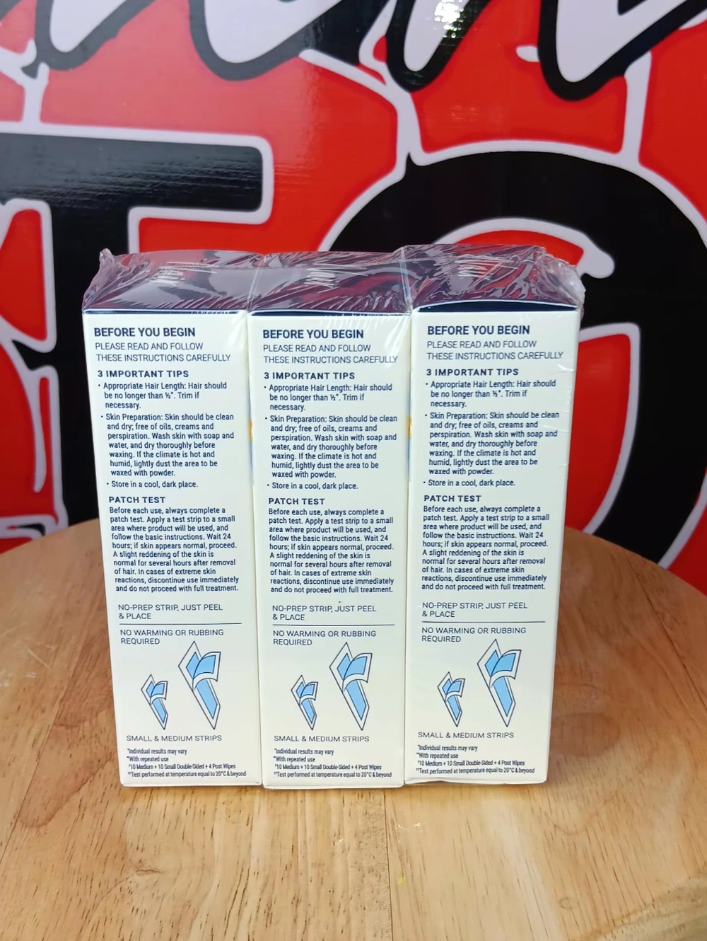 3pk For $5 Nair Wax Ready Strips - Face & Bikini, Chamomile (Light Cream) - Picture 6 of 8